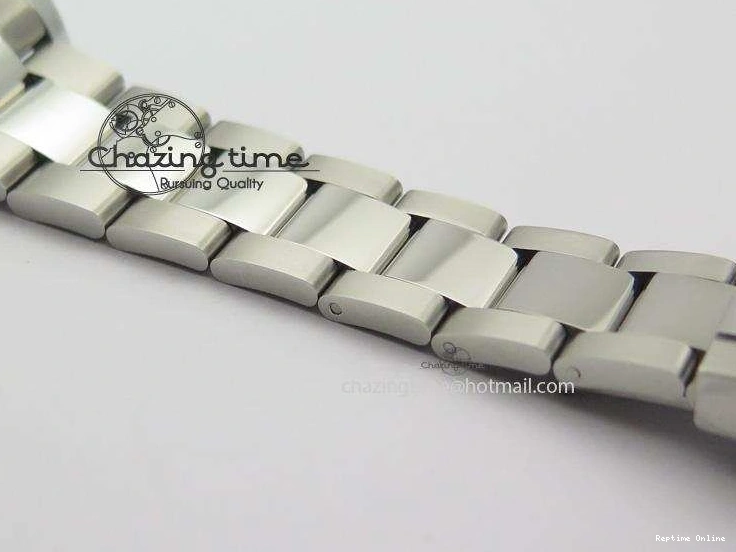 0414 Fashionable Milgauss 116400 GV JF 1:1 Green Sapphire Blue Dial On SS Bracelet A2824 V 3950